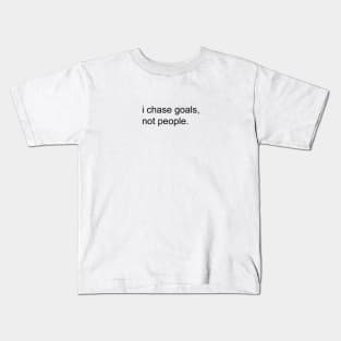 Chasing Goals Kids T-Shirt